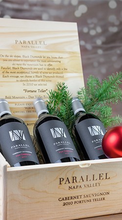 2010 Fortune Teller Cabernet Sauvignon - 3 bottle wooden box